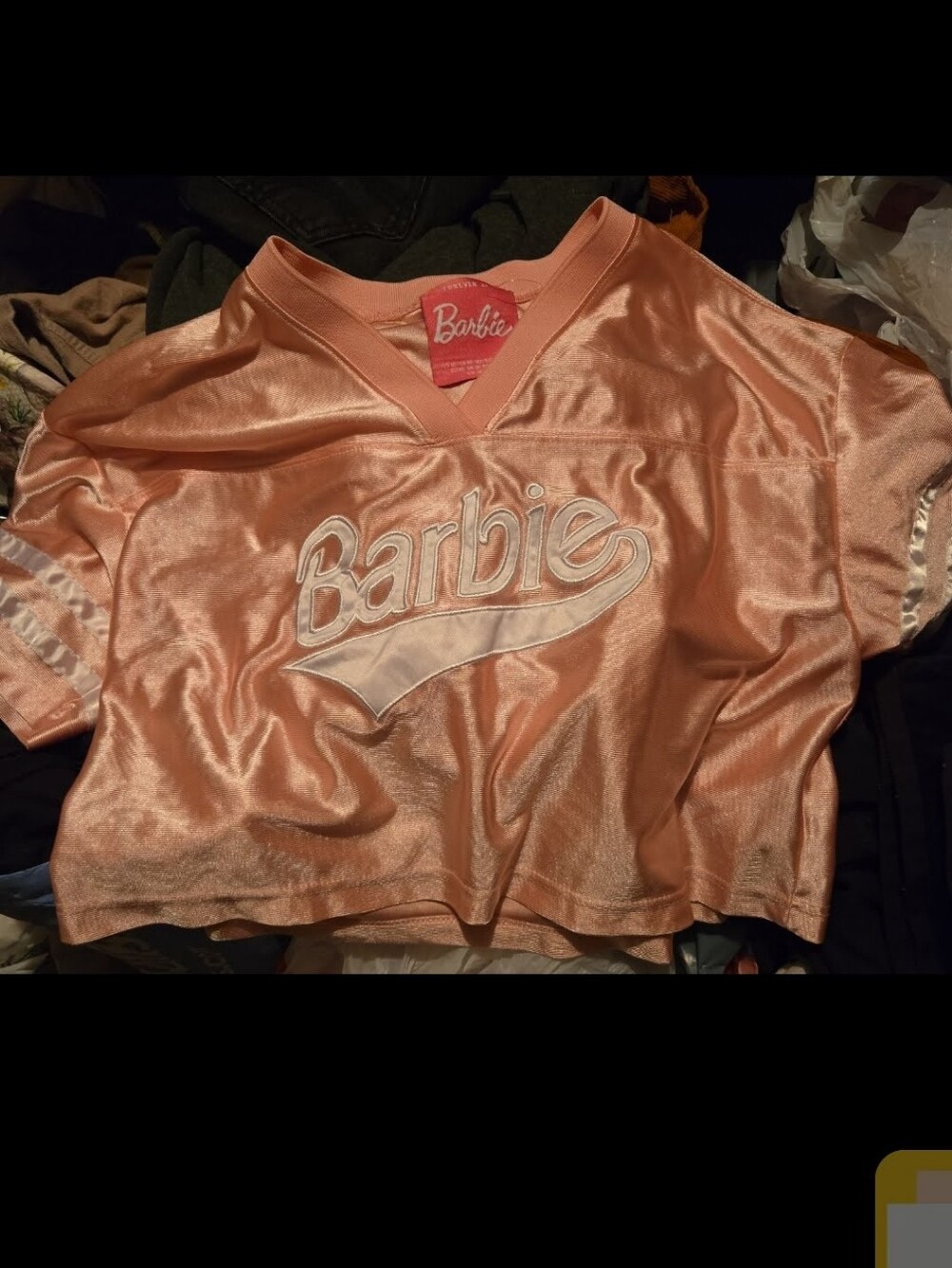 Barbie Logo Cropped Jersey